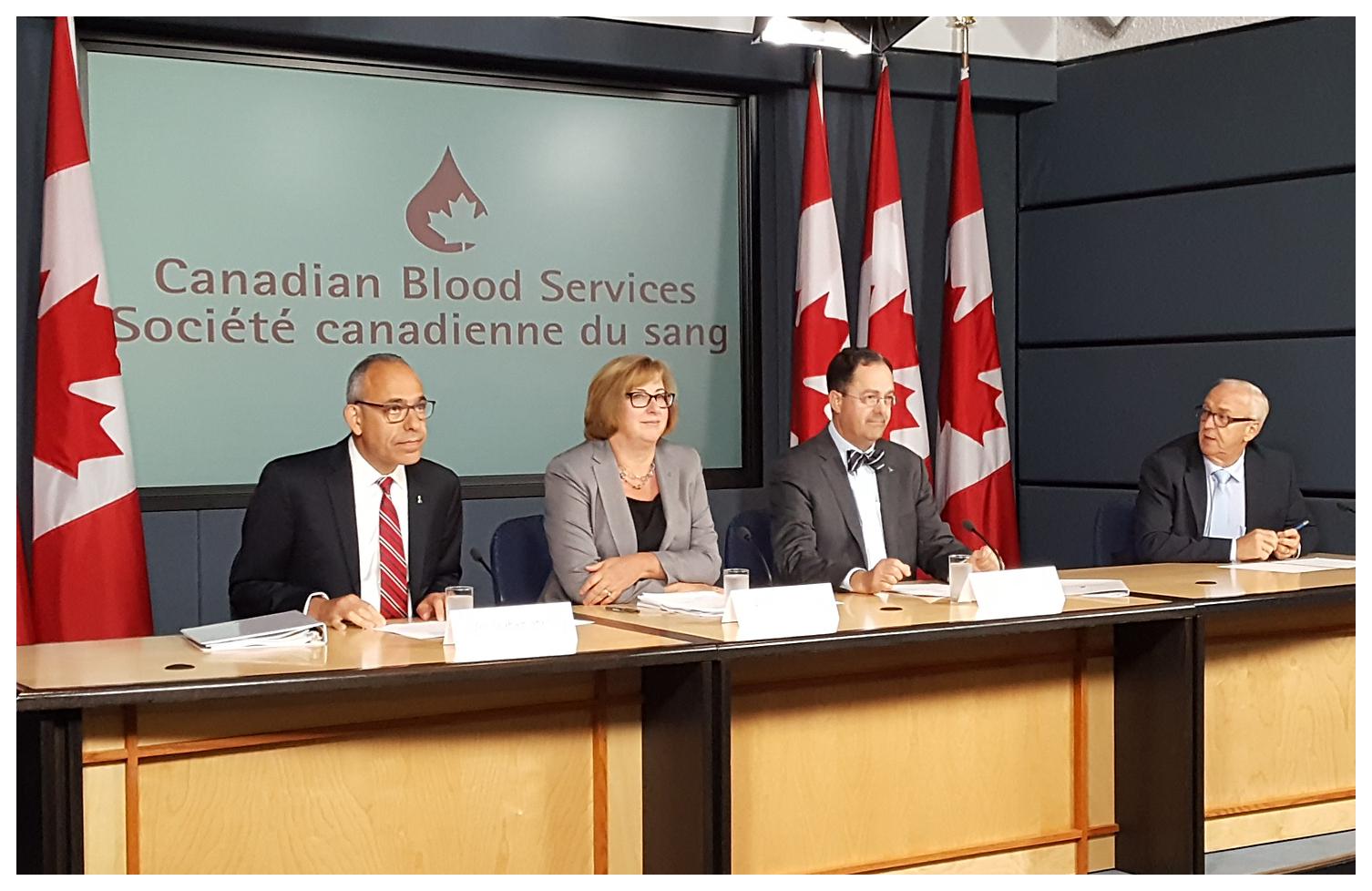 Canadian Blood Services officials table Organ Donation and Transplantation in Canada: System Progress Report 2006–2015