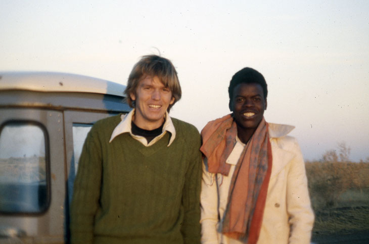 Dr. Mark Scott in the Peace Corps, Niger, 1980