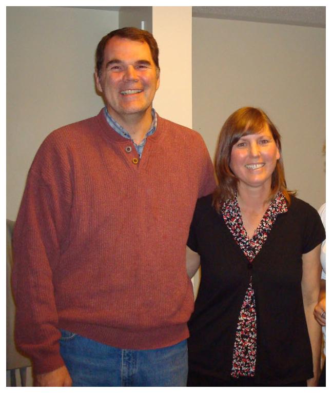 Rob Marshall, blood donor, blood recipient, and Canadian Blood Services employee, pictured with his wife, Sue