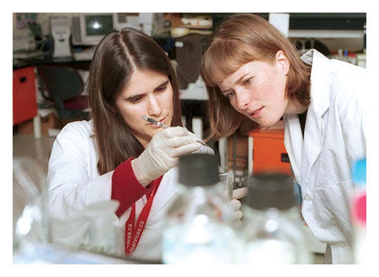 Canadian Blood Services scientists at the Centre for Blood Research