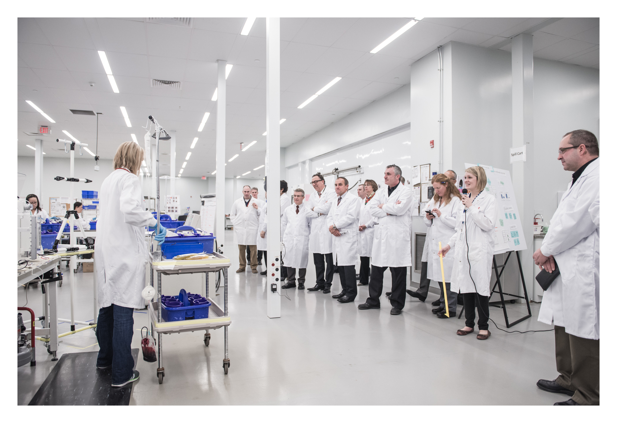 Canadian Blood Services staff experience hands on learning from Toyota at our Brampton facility
