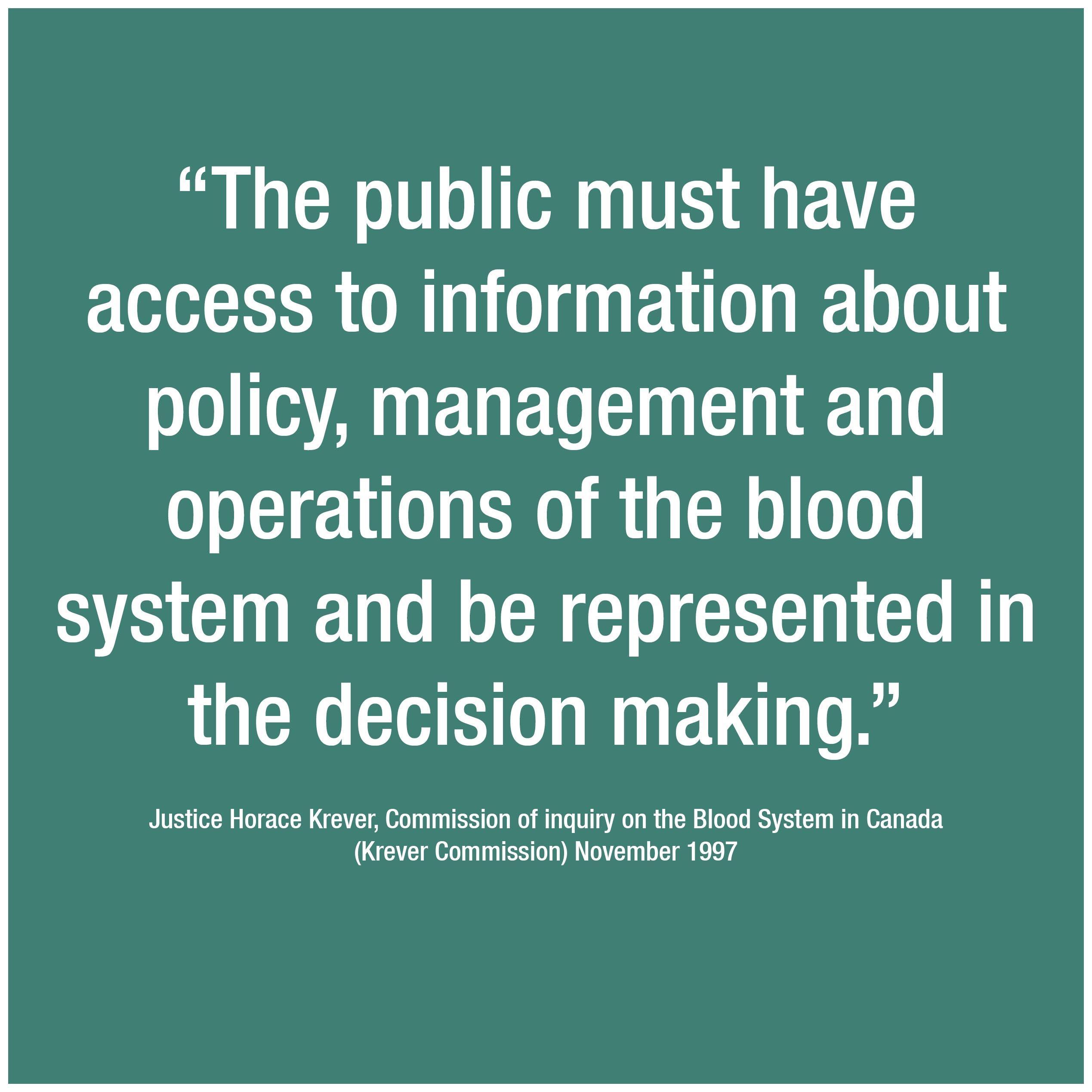 Committed to public involvement