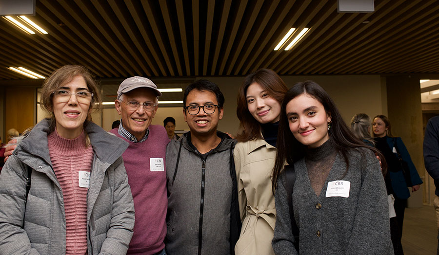 Group of 5 people standing together