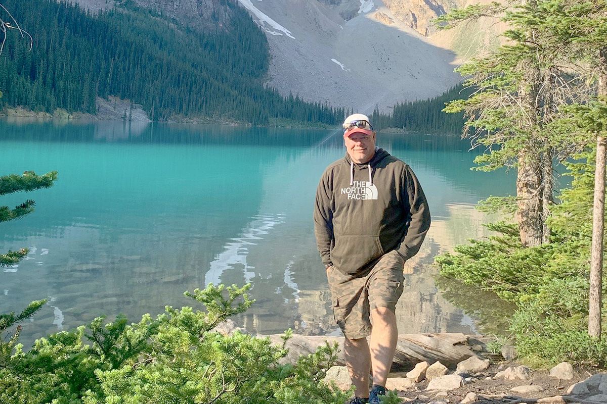 Dean at Moraine Lake