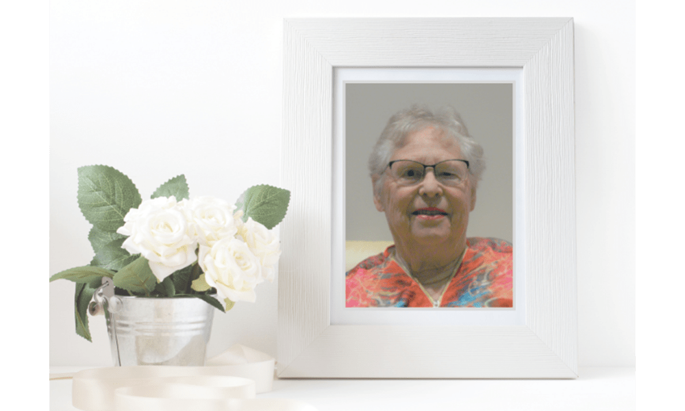 Framed photo of a Plasma recipient with leukemia