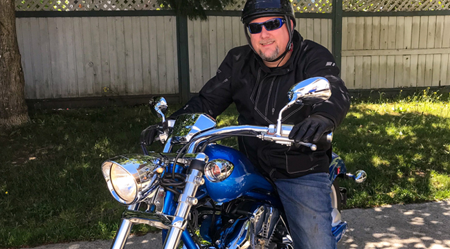 B.C. motorcyclist survives crash thanks to donated blood