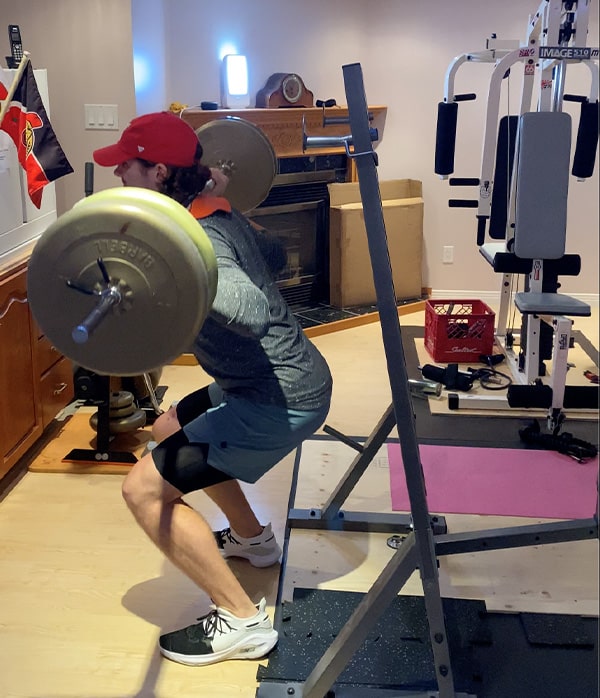 blood recipient rehabilitates injury after trauma