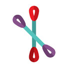 Icon of two swabs