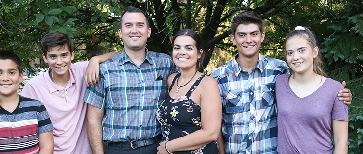 Tania and family