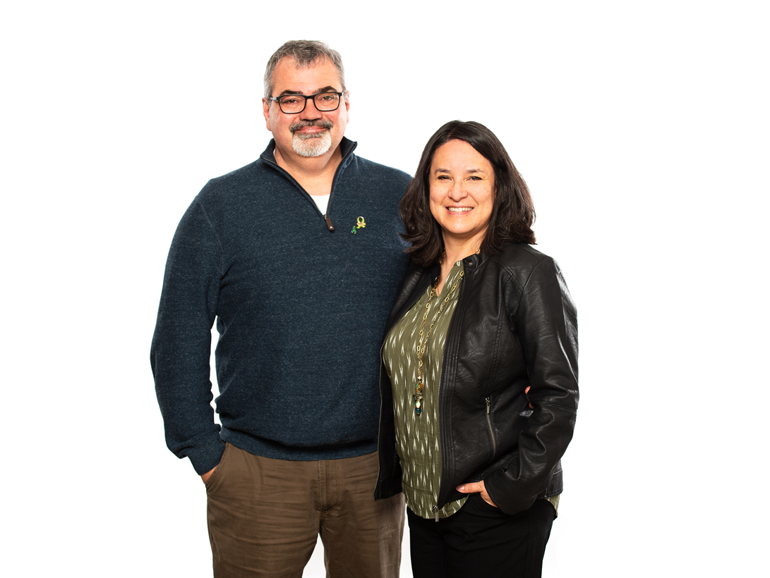 Image of the Toby Boulet and Bernie Boulet standing together