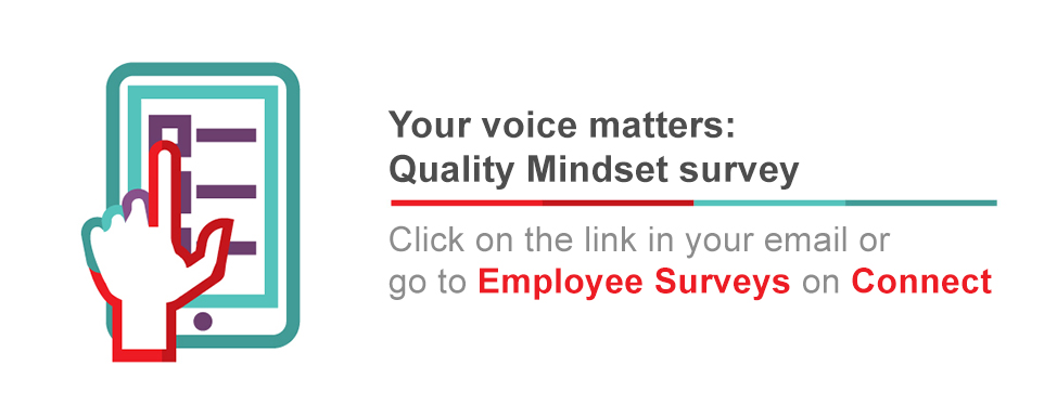 Your voice matters: Quality Mindset survey