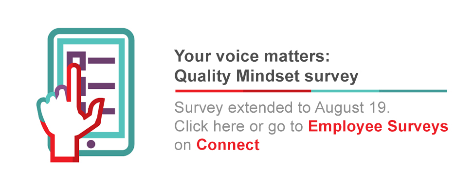 Your voice matters: Quality Mindset survey