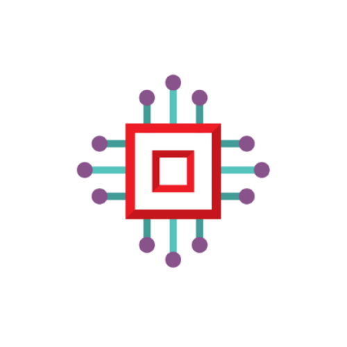 Digital technology and automation icon