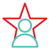 star employee icon - symbol