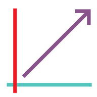 Chart trending up icon - symbol