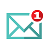 Envelope marked as a new message