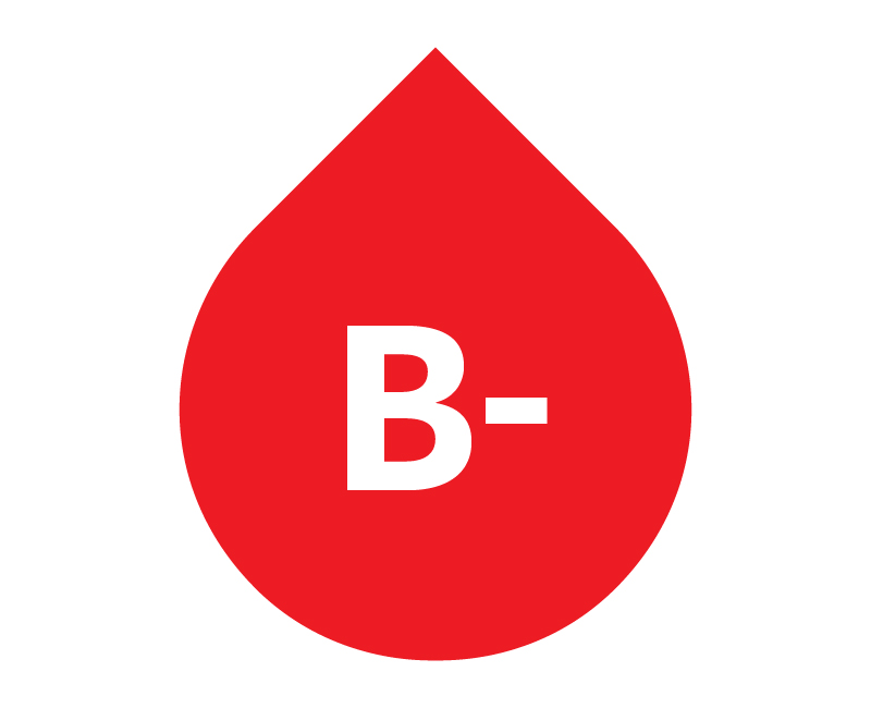 B-negative droplet icon