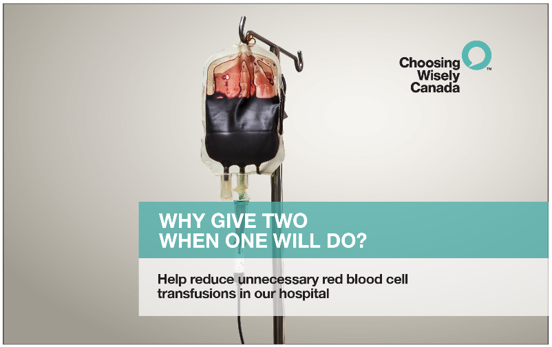 Choosing Wisely Canada campaign