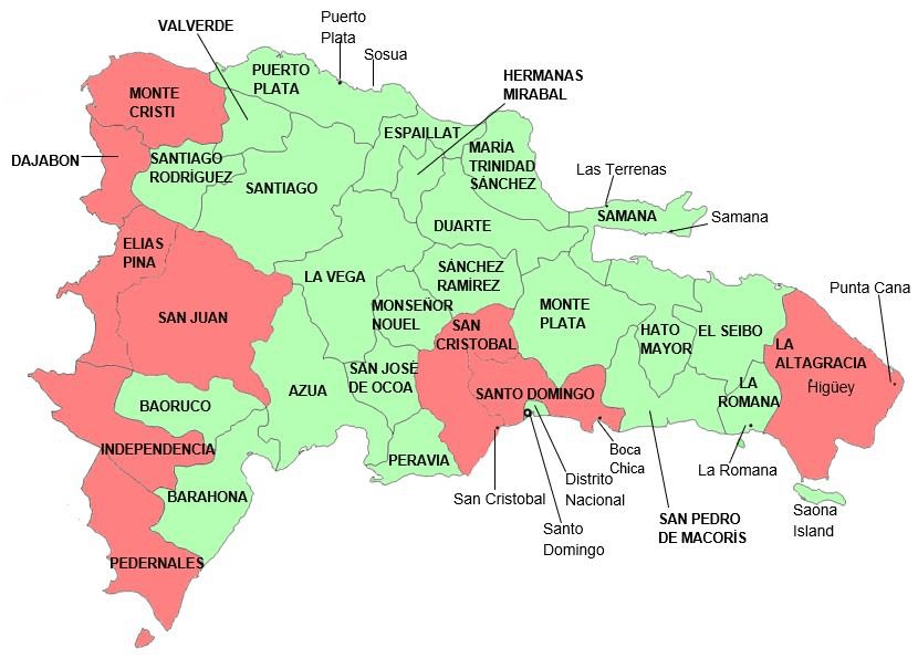 Malaria risk for each country