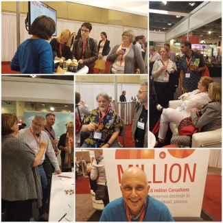 ISBT booth collage