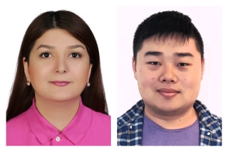 Dr. Mona Khorshidfar and Wayne Zhao