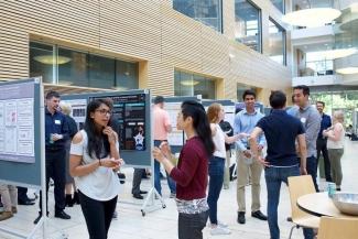 Poster time at the CBR Research Day