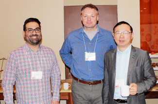 Heyu Ni, Miguel Neves and Peter Schubert at Canadian Blood Services Research Day 2017
