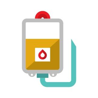 Plasma donation bag icon