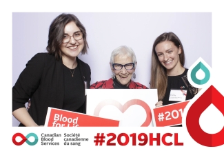 Her passion and generosity has inspired many including young donors like Michelle and Sara.