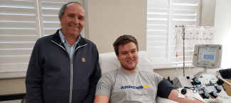 Richard Carl and son Patrick are among the first in Toronto, Ont., to donate convalescent plasma as part of Health Canada approved clinical trials