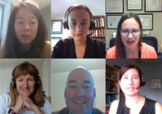 Transfusion Camp speakers: (top row l-r) Yulia Lin, Katerina Pavenski, Christine Cserti-Gazdewich (bottom row l-r) Nancy Robitaille, Steven Drews, Michelle Zeller