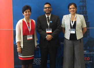 Dr. Ramirez (left), Dr. Qadri, and Dr. Loza