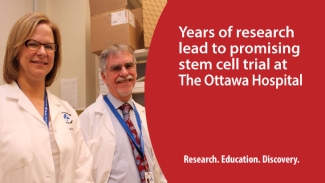 The Ottawa Hospital's exciting human stem cell trial yields hope for septic shock patients