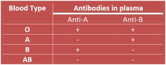 Antibodies in plasma