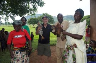 Dr. Conway in rural Uganda