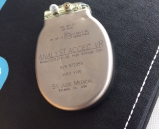 medical device inserted into Everad's chest in 2010 medical device inserted into Everad's chest in 2010