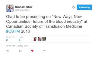 Dr. Graham Sher - Tweet from CSTM 2016 Dr. Graham Sher - Tweet from CSTM 2016