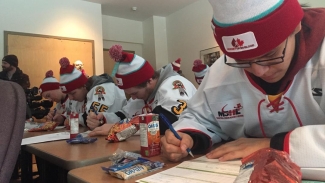 Waywayseecappo Wolverines players #GetSwabbed