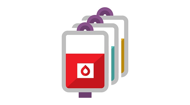Graphic Icon of Multi Product - blood, stem cells and plasma bag