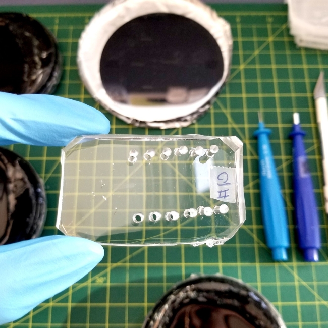 microfluidic ratchet device