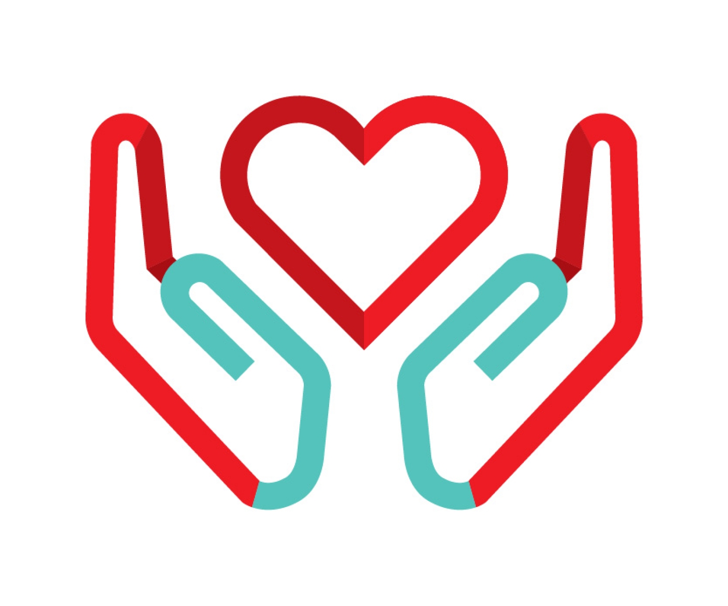 heart in hands icon