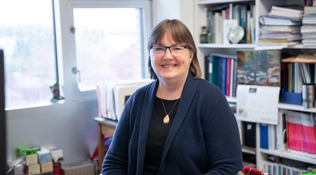 Canadian Blood Services’ chief scientist Dana Devine in office