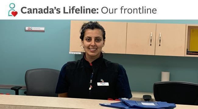 Robenpreet Sooch works one-on-one with donors in Kelowna, B.C. to collect blood for patients in need