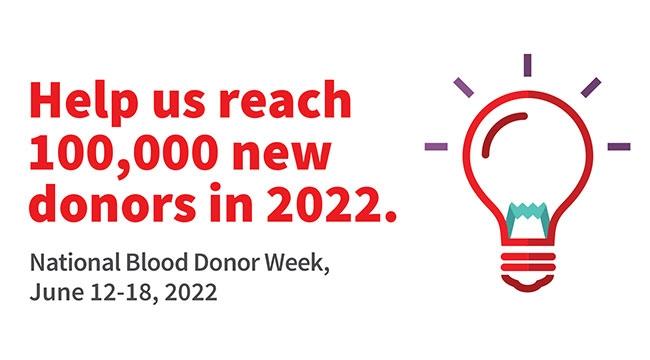 Help us reach 100,000 new donors in 2022.